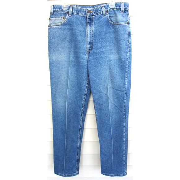 Vintage 1990s Levi's 540 Brown Tab Jeans Size 38 X 32 Relaxed Fit - Picture 2 of 6